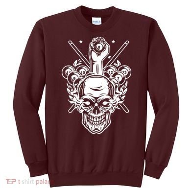 Awesome Billiards Pool Player Sweatshirt