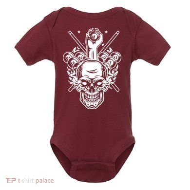 Awesome Billiards Pool Player Baby Bodysuit