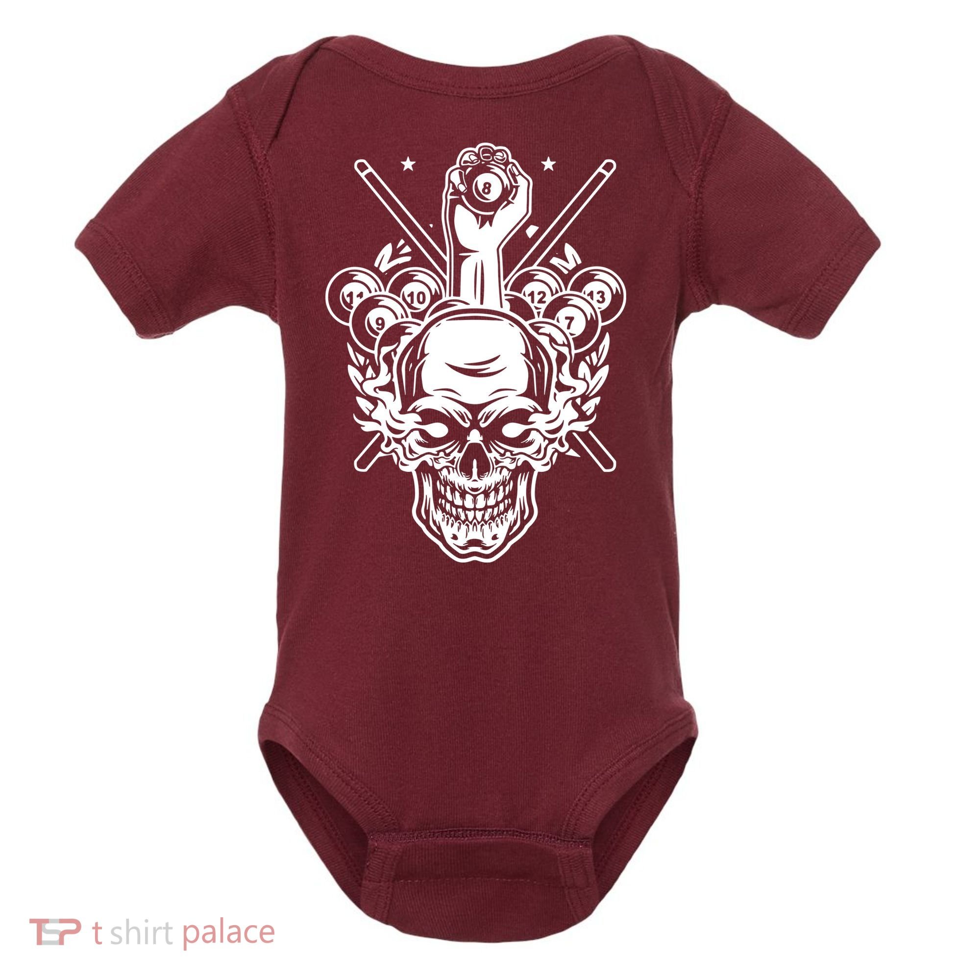 Awesome Billiards Pool Player Baby Bodysuit