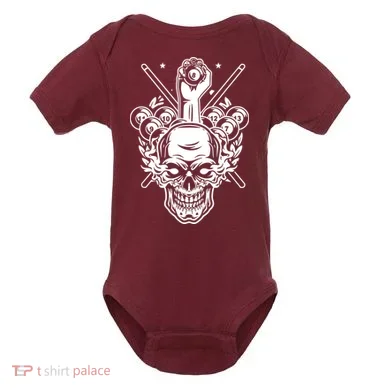 Awesome Billiards Pool Player Baby Bodysuit