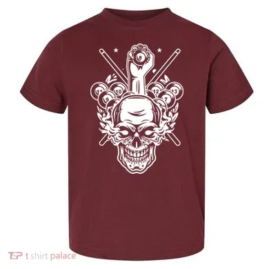 Awesome Billiards Pool Player Toddler T-Shirt