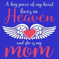 A Big Piece Of My Heart Lives In Heaven SheS My Mom Gift Women's Tank Top thumb 5
