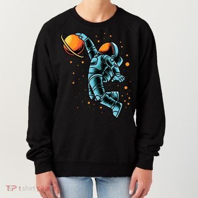 Astronaut Basketball Player Women's Sweatshirt