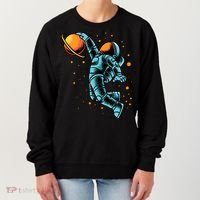 Astronaut Basketball Player Women's Sweatshirt thumb 0