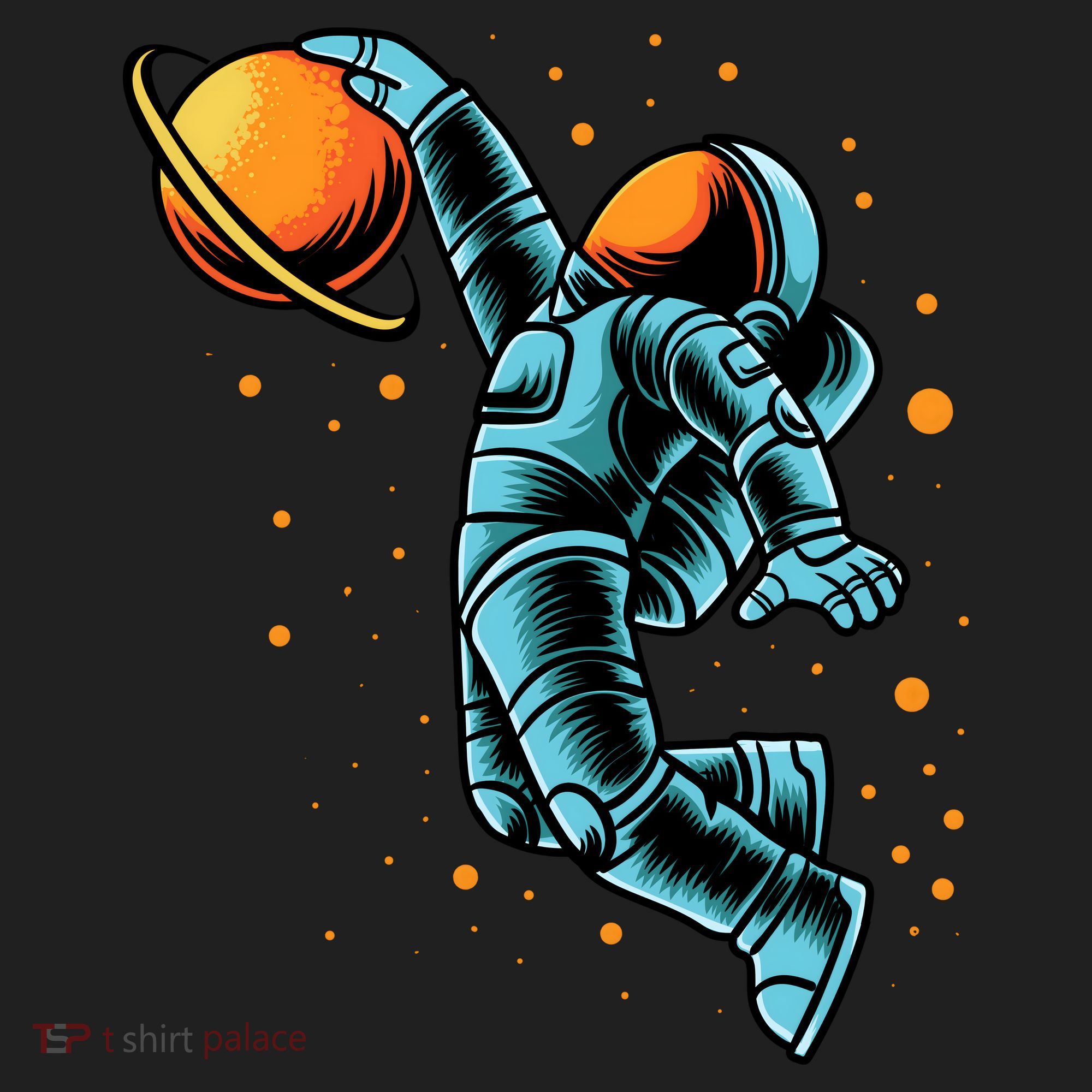 Astronaut Basketball Player Women's Sweatshirt