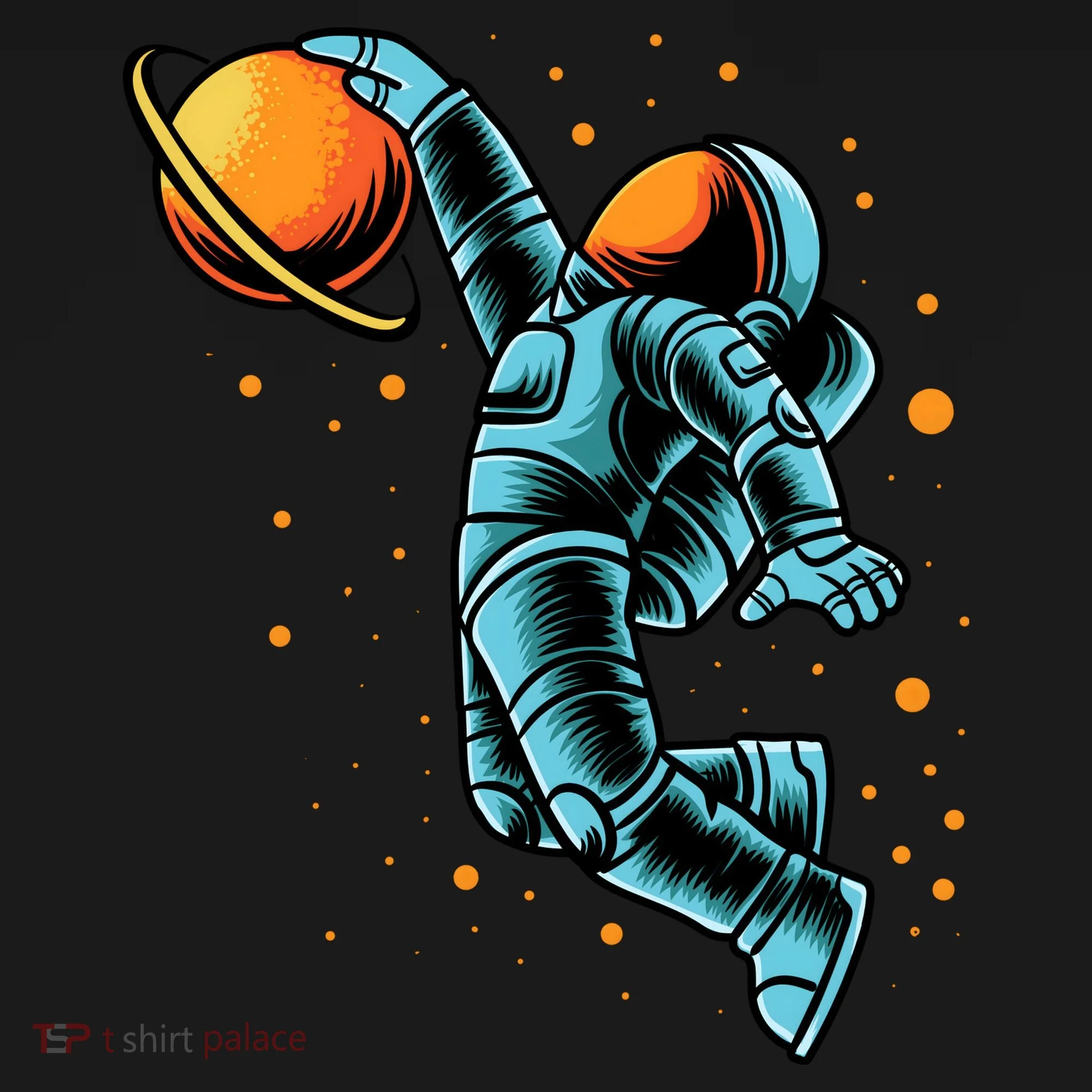 Astronaut Basketball Player Doggie Tank