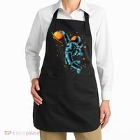 Astronaut Basketball Player Apron thumb 2
