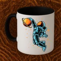 Astronaut Basketball Player Coffee Mug thumb 2