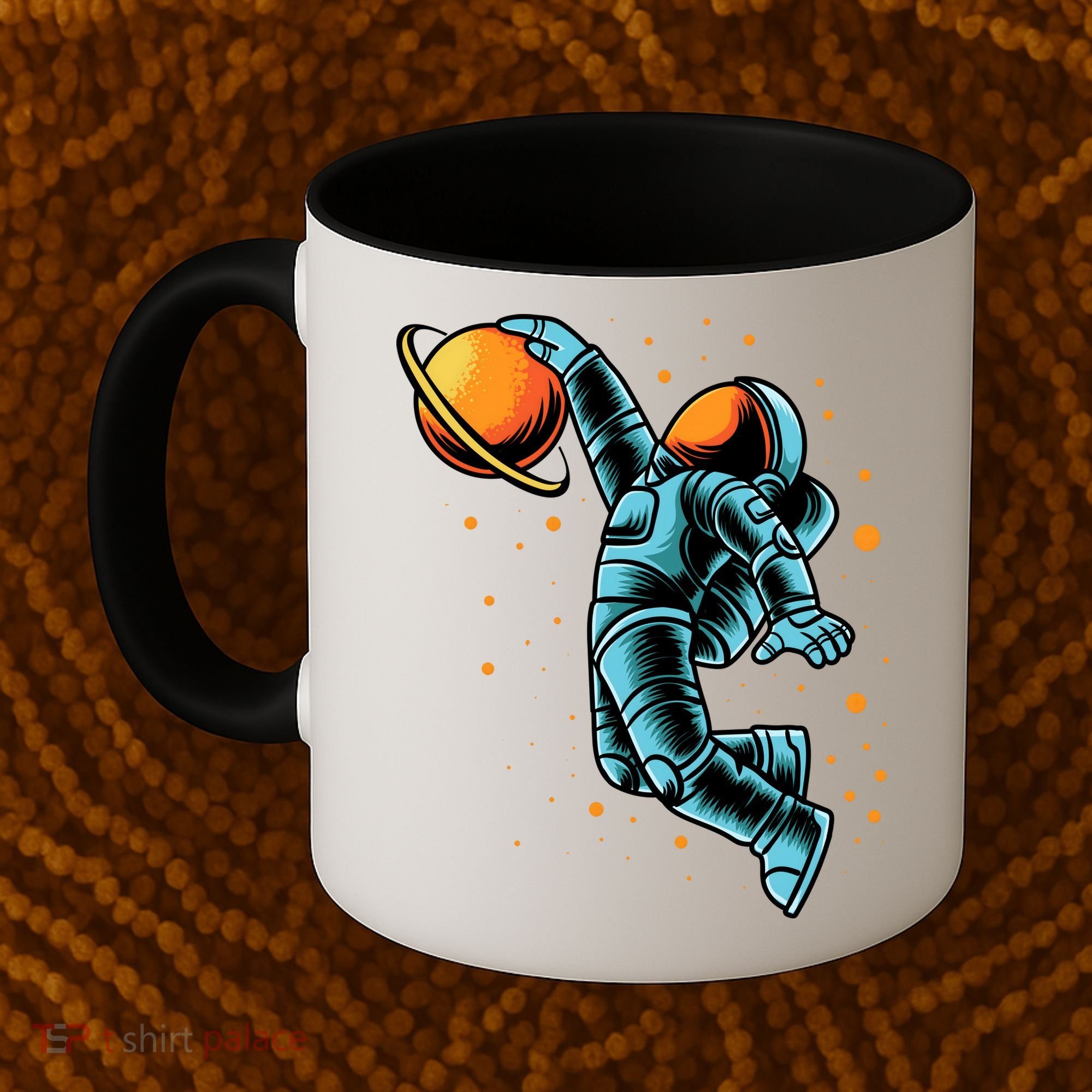 Astronaut Basketball Player Coffee Mug