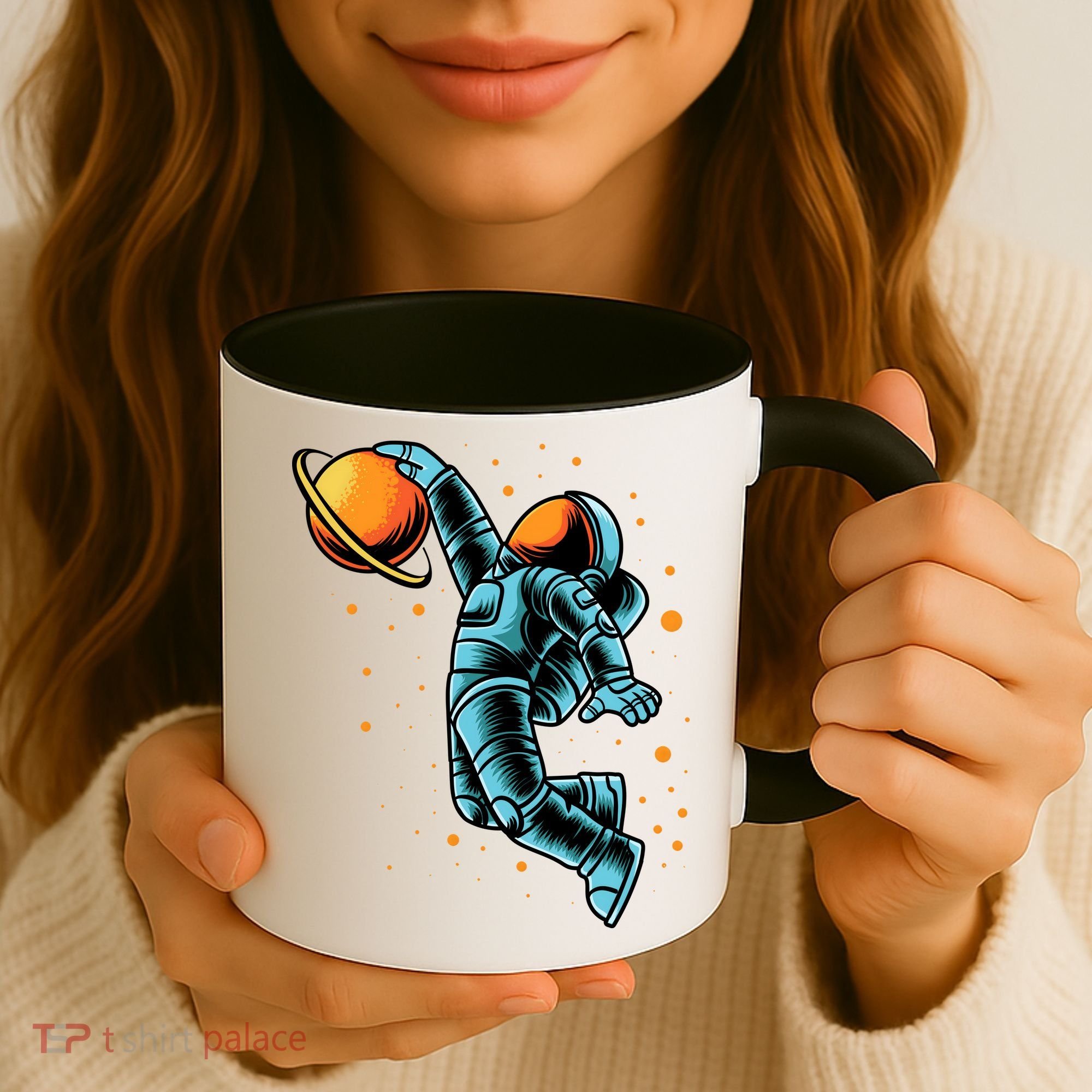 Astronaut Basketball Player Coffee Mug