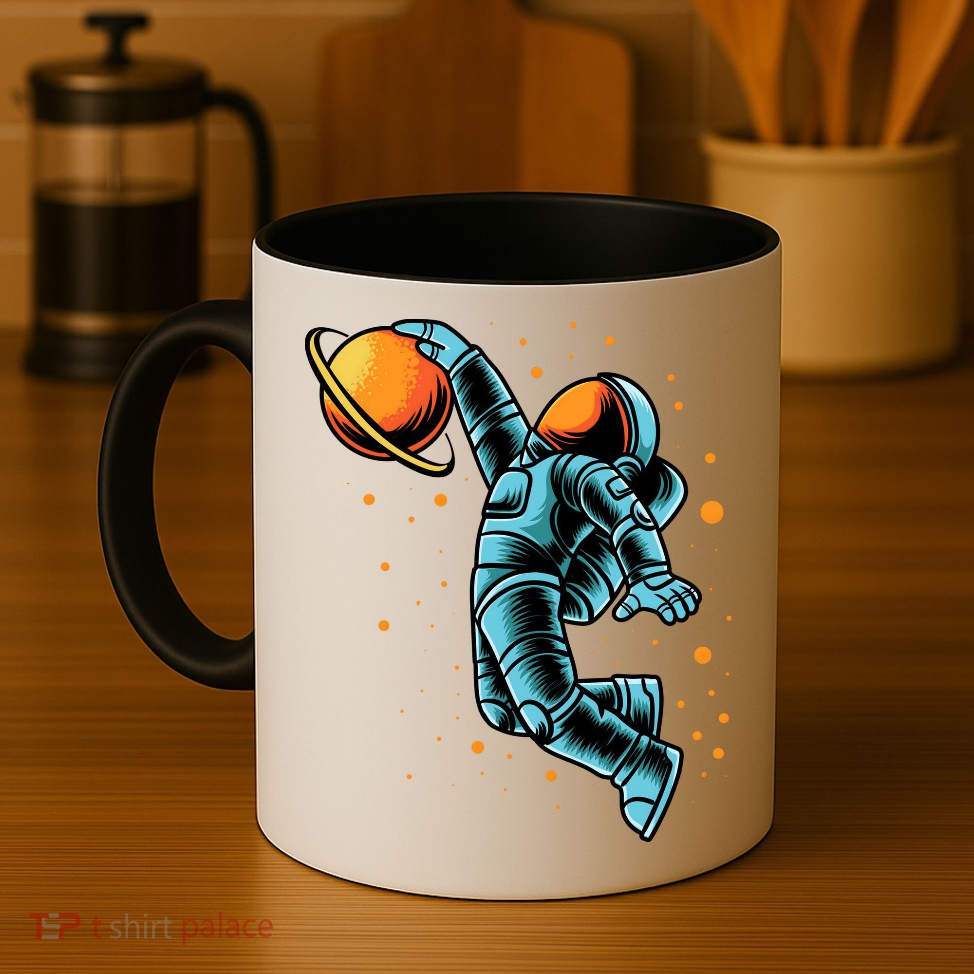 Astronaut Basketball Player Coffee Mug