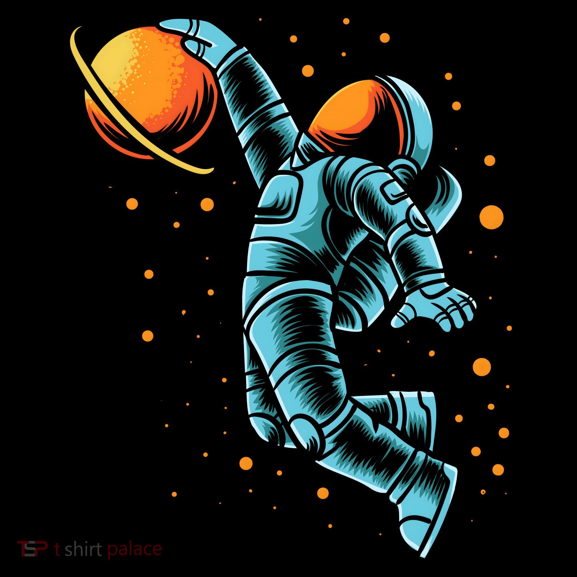 Astronaut Basketball Player Coffee Mug