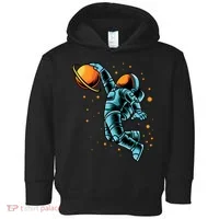 Astronaut Basketball Player Toddler Hoodie thumb 0
