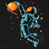 Astronaut Basketball Player Toddler Hoodie thumb 2