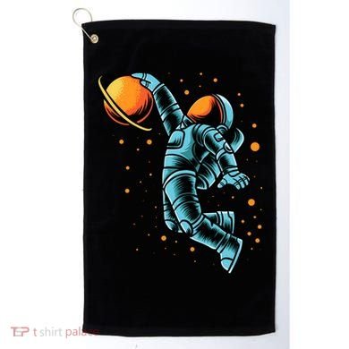 Astronaut Basketball Player Golf Towel