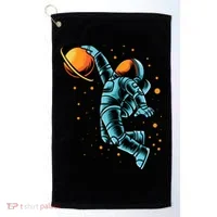 Astronaut Basketball Player Golf Towel thumb 0