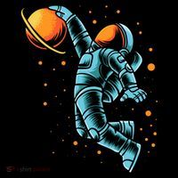 Astronaut Basketball Player Visor thumb 3