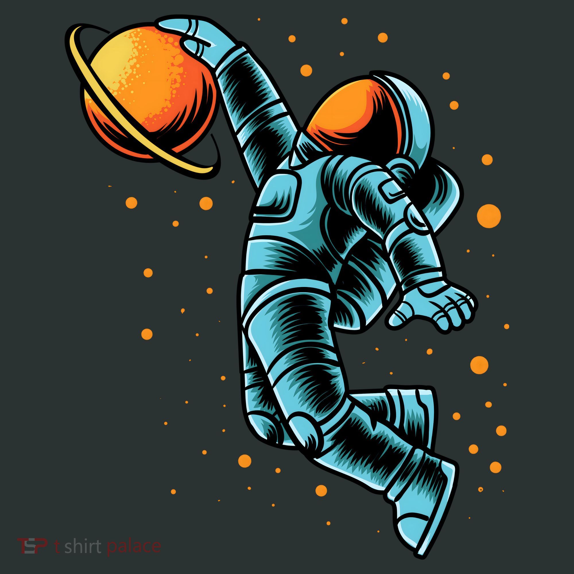Astronaut Basketball Player Mousepad