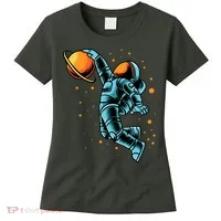 Astronaut Basketball Player Women's T-Shirt thumb 0