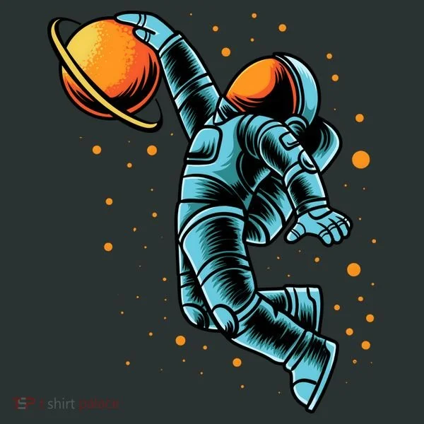 Astronaut Basketball Player Women's T-Shirt