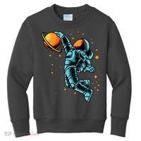 Astronaut Basketball Player Kids Sweatshirt thumb 0