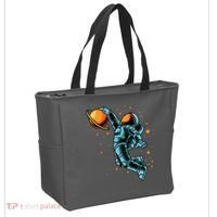 Astronaut Basketball Player Tote Bag thumb 2