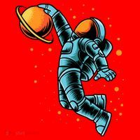 Astronaut Basketball Player Santa Hat thumb 1