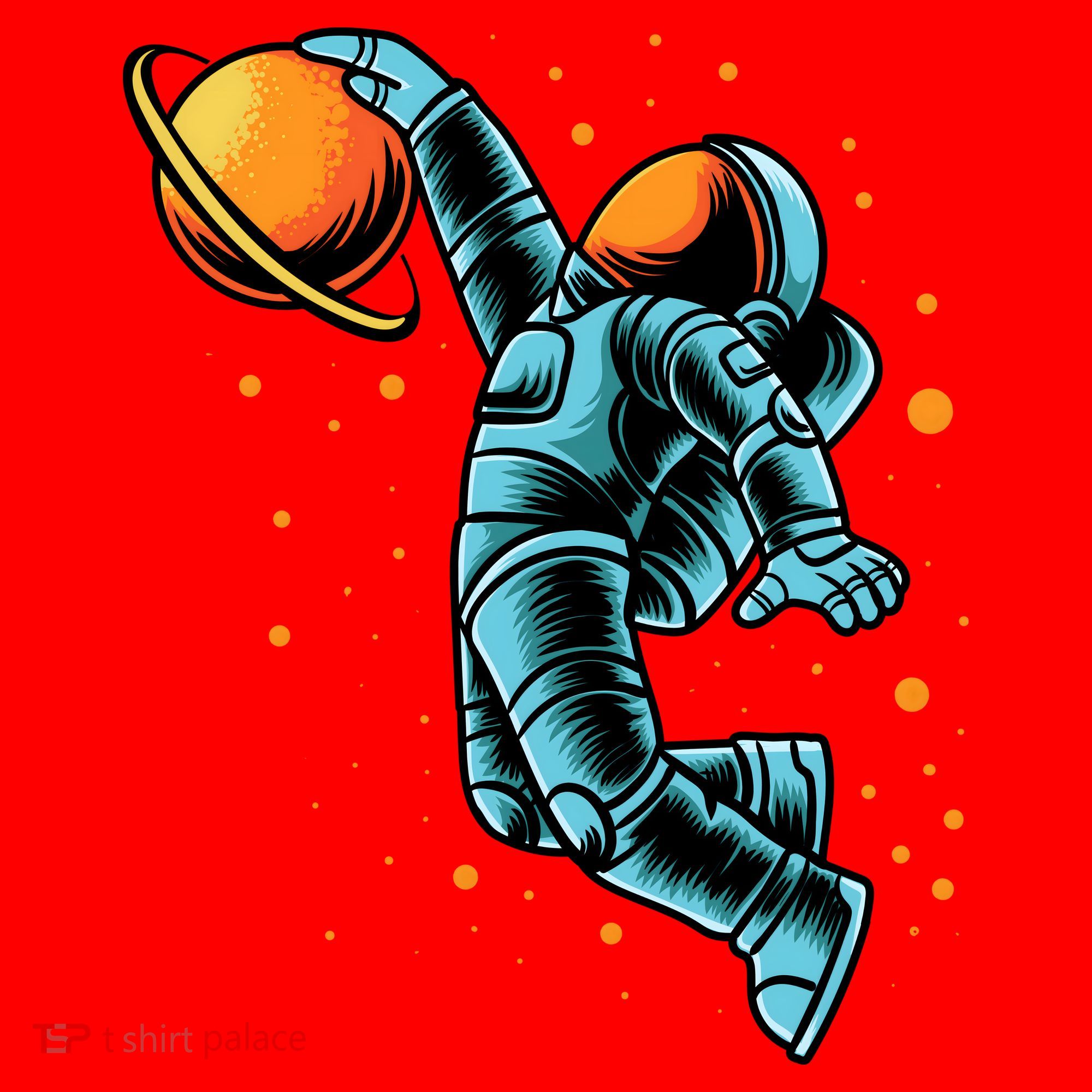 Astronaut Basketball Player Santa Hat