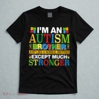 Autism Brother Quotes Motivational Autism Awareness Autism Support T-Shirt thumb 5