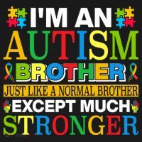 Autism Brother Quotes Motivational Autism Awareness Autism Support Women's Tank Top thumb 5