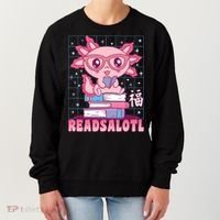 Axolotl Books Readsalotl Reading Bookworm Women's Sweatshirt thumb 0