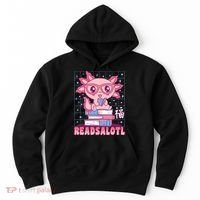 Axolotl Books Readsalotl Reading Bookworm Hoodie thumb 0