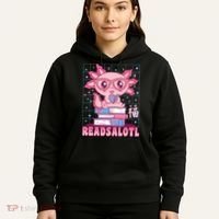 Axolotl Books Readsalotl Reading Bookworm Hoodie thumb 5