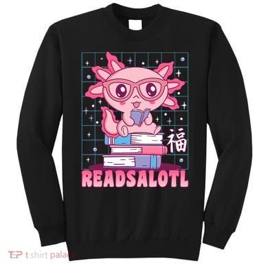 Axolotl Books Readsalotl Reading Bookworm Sweatshirt