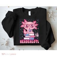 Axolotl Books Readsalotl Reading Bookworm Sweatshirt thumb 2
