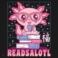Axolotl Books Readsalotl Reading Bookworm Sweatshirt thumb 3