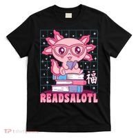 Axolotl Books Readsalotl Reading Bookworm T-Shirt thumb 0