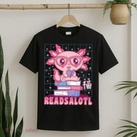 Axolotl Books Readsalotl Reading Bookworm T-Shirt thumb 2