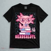 Axolotl Books Readsalotl Reading Bookworm T-Shirt thumb 5