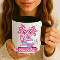 Axolotl Books Readsalotl Reading Bookworm Coffee Mug thumb 3