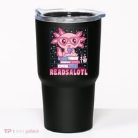 Axolotl Books Readsalotl Reading Bookworm Tumbler thumb 0
