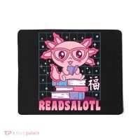 Axolotl Books Readsalotl Reading Bookworm Mousepad thumb 0