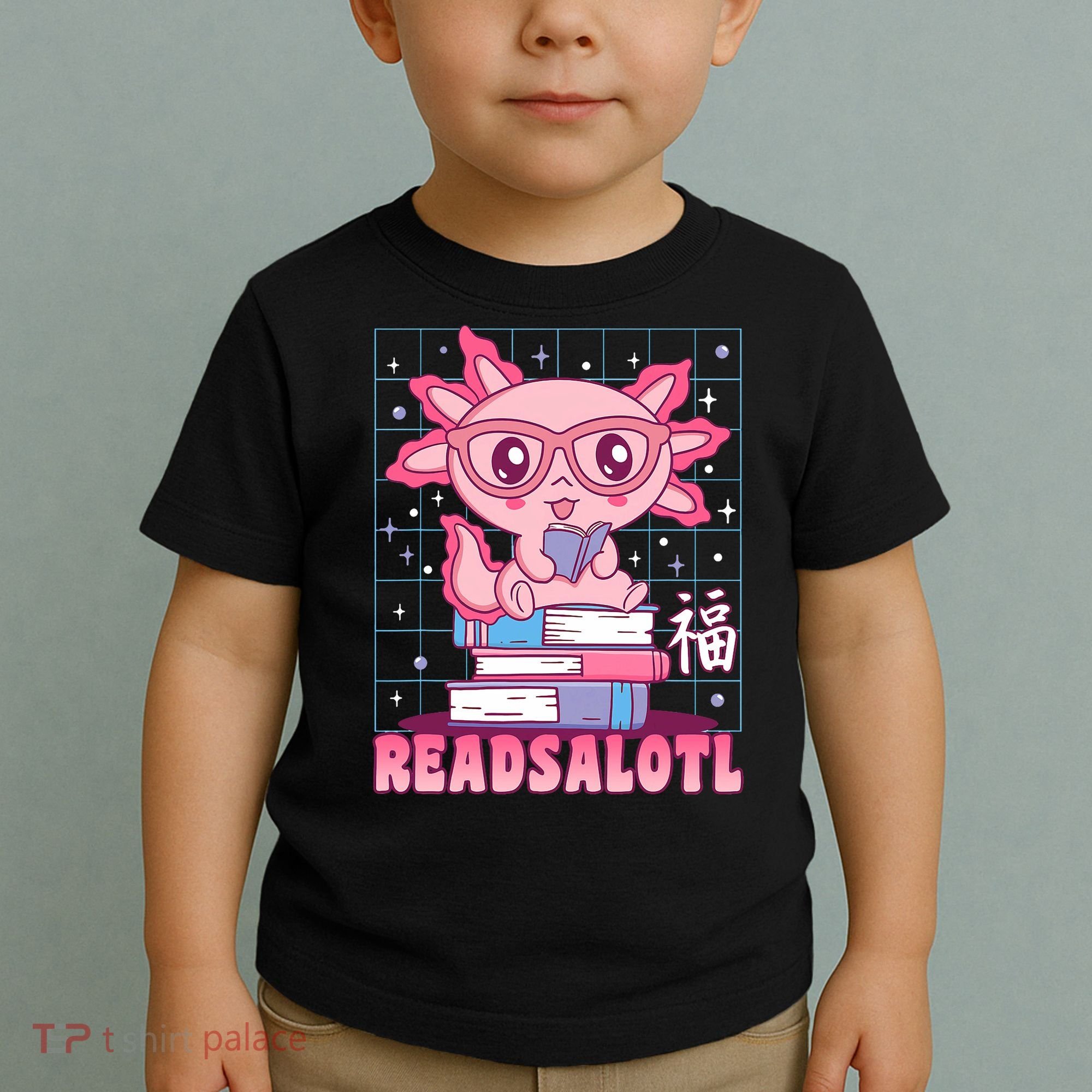 Axolotl Books Readsalotl Reading Bookworm Toddler T-Shirt