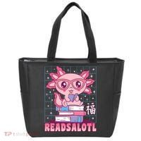 Axolotl Books Readsalotl Reading Bookworm Tote Bag thumb 0