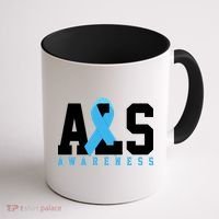 Als Blue Ribbon Awareness Coffee Mug thumb 1