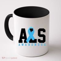 Als Blue Ribbon Awareness Coffee Mug thumb 0