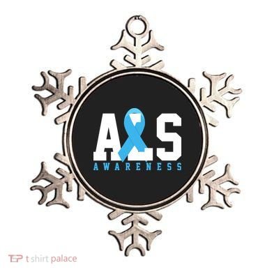 Als Blue Ribbon Awareness Ornament