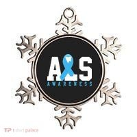 Als Blue Ribbon Awareness Ornament thumb 0