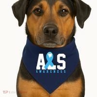 Als Blue Ribbon Awareness USA-Made Doggie Bandana thumb 1