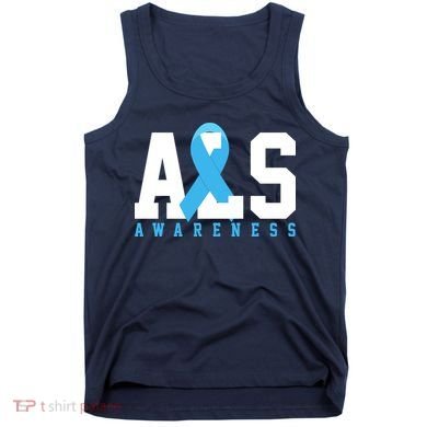 Als Blue Ribbon Awareness Tank Top